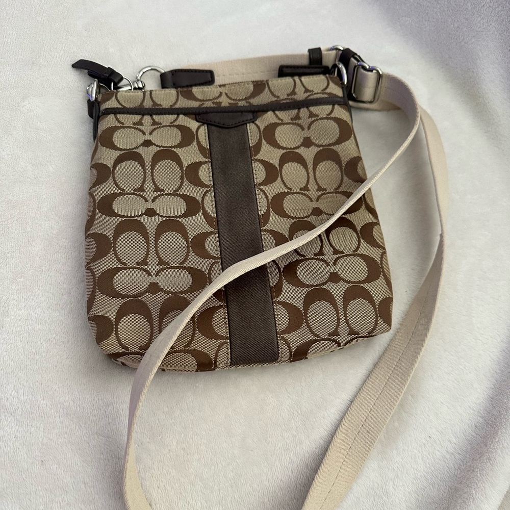 Brown coach crossbody